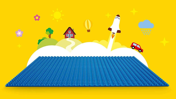 LEGO 10714 Classic Blaue Bauplatte, 25 cm x 25 cm, Lernspielzeug, kreatives Spielen
