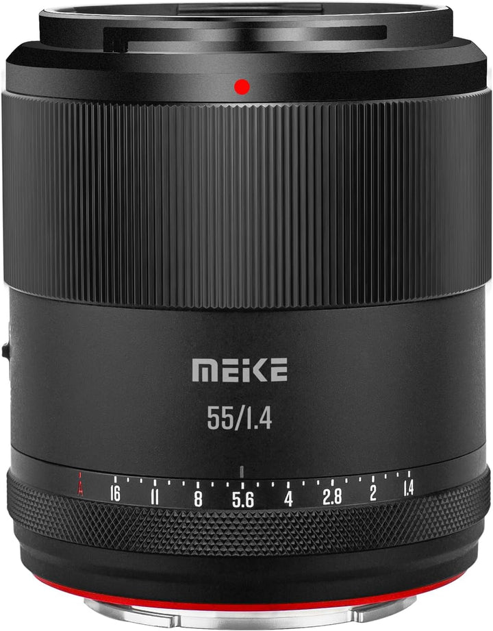Meike 55mm F1.4 Standard Aperture APS-C Frame Auto Focus Fix Portrait Lenses for Sony E-Mount Mirror