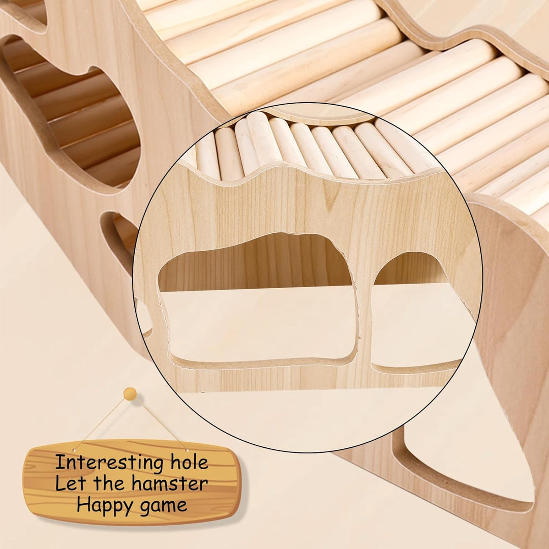 Hamster Tunnel, Hamster Kletterleiter, Watchbox Hamster, Hamster Versteck Käfig, Hamsterhaus aus Hol