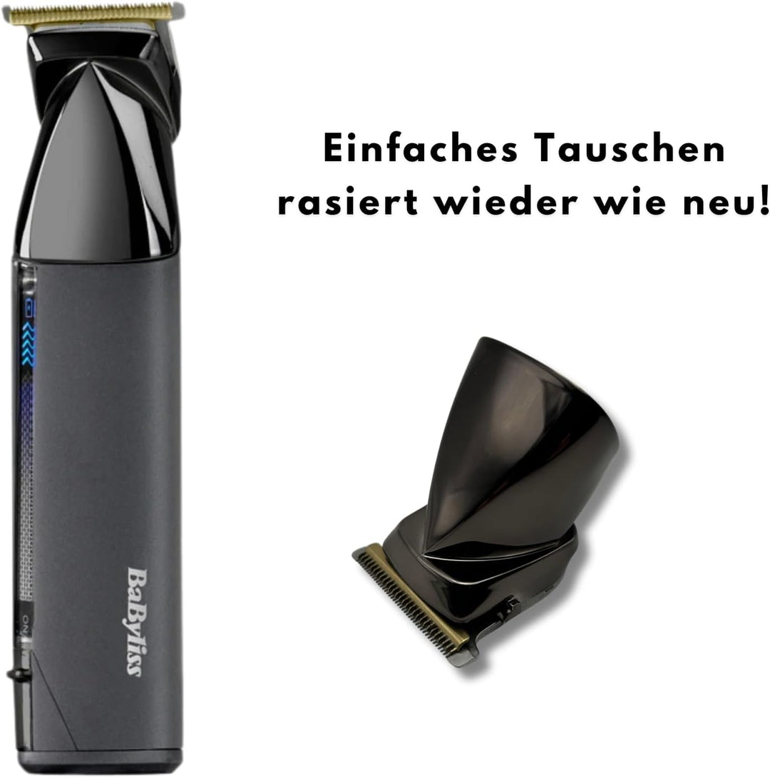 Messerkopf kompatibel mit BaByliss MT991E Regolabarba Multitrimmer MT996E Super-X Metal Ersatzmesser