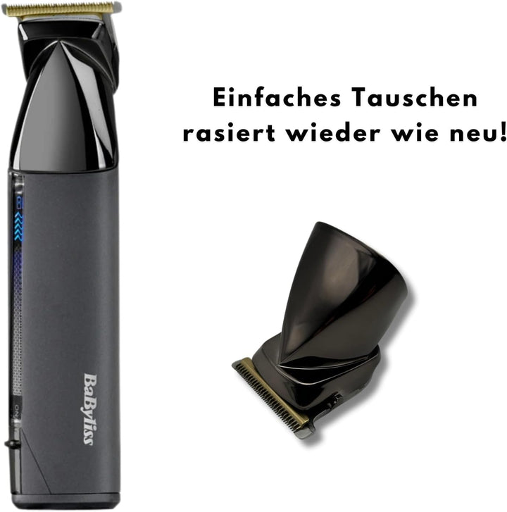 Messerkopf kompatibel mit BaByliss MT991E Regolabarba Multitrimmer MT996E Super-X Metal Ersatzmesser