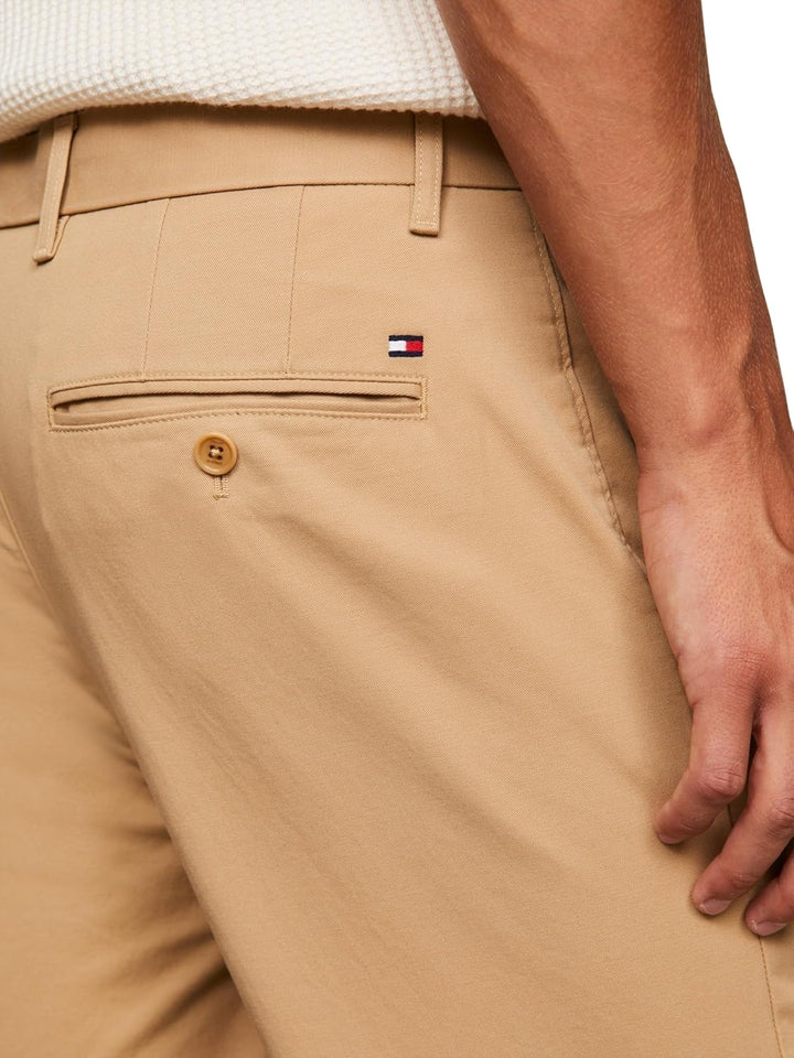 Tommy Hilfiger Herren Gewebte Hosen Denton Chino 1985 Pima Cotton Mw0mw25964 28W / 34L Khaki (Classi