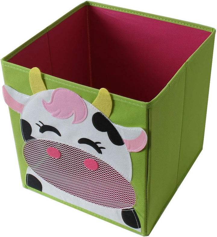 TE-Trend 4 Stück Kinderzimmer Moebel Aufbewahrungsbox Kinder Spielzeugkiste Motiv Faltbox Set Spielz