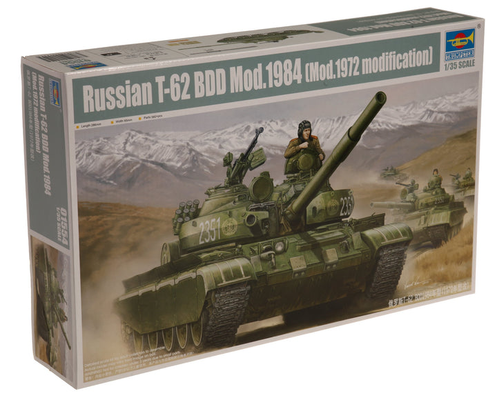 Trumpeter 1554 Modellbausatz Russian T-62 BDD Mod. 1984