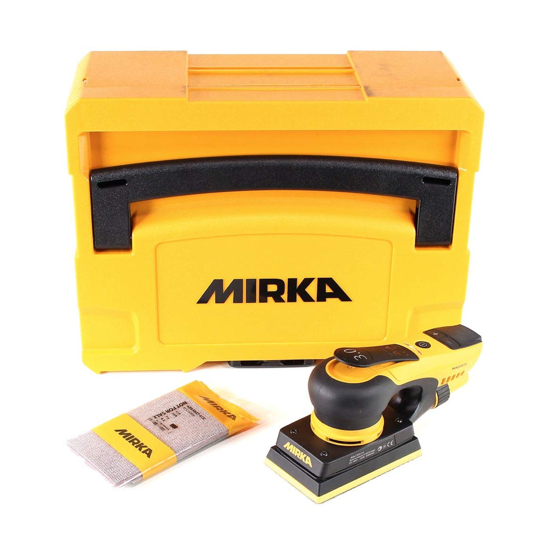 Mirka DEOS 353CV / Schwingschleifer mit Zentral-Absaugung und Klett im Case / für 81x133mm Schleifpa