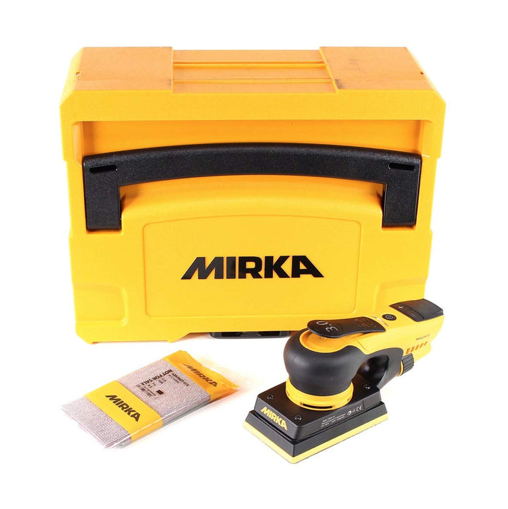 Mirka DEOS 353CV / Schwingschleifer mit Zentral-Absaugung und Klett im Case / für 81x133mm Schleifpa