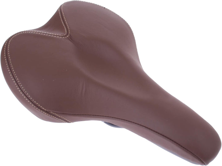ergotec Ledersattel Comfort Stahlgestell L Braun, L Braun