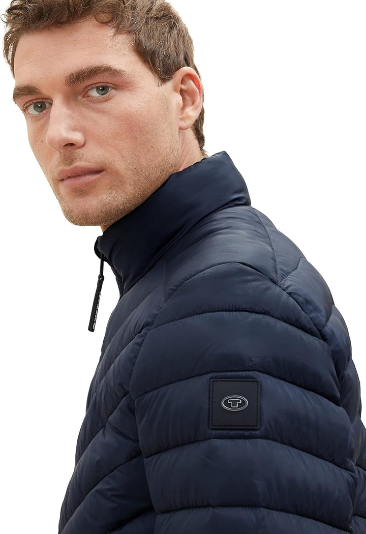 TOM TAILOR Herren Lightweight Steppjacke mit Stehkragen S 10668-sky Captain Blue, S 10668-sky Captai