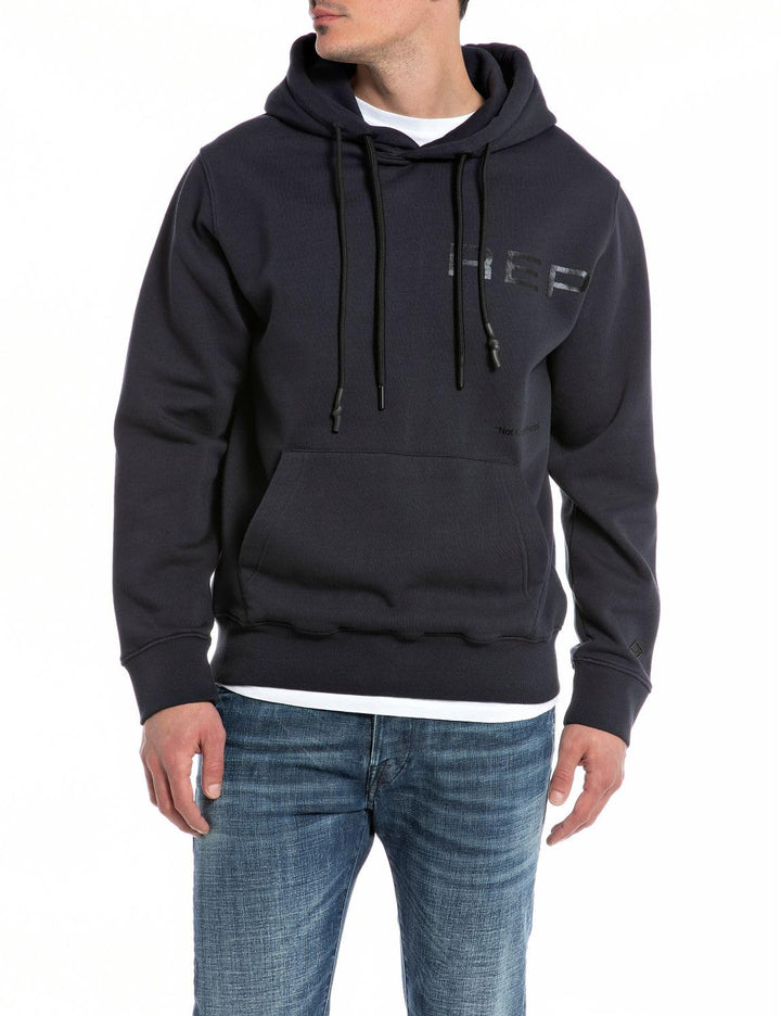 Replay Herren Hoodie mit Kapuze S Deep Navy 715, S Deep Navy 715