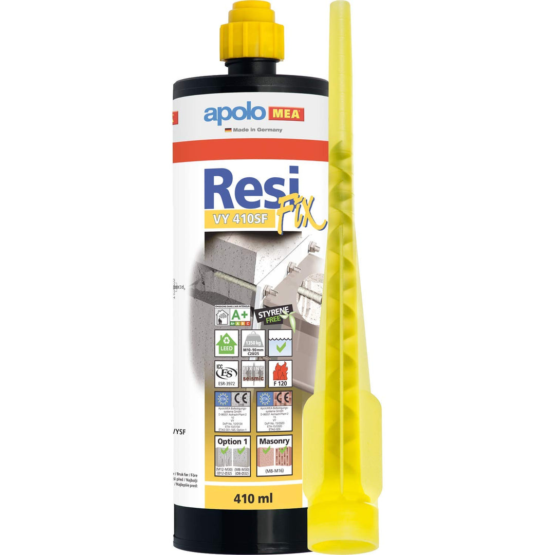 Injektionsmörtel ResiFIX VY Styrolfrei, Vinylester Option 1 (410 ml), 410 ml