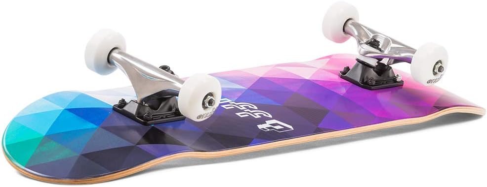 ENUFF Geometric skateboard Unisex Erwachsene , Lila (lila), Regular (7.75" x 31.5") Regular (7.75" x