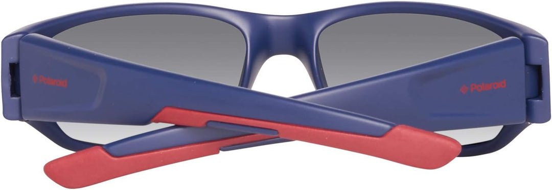 Polaroid Unisex-Erwachsene P0212 Y2 FLL 54 Sonnenbrille, Blau (Matte Blue E/Grey Pz)