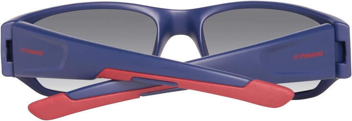 Polaroid Unisex-Erwachsene P0212 Y2 FLL 54 Sonnenbrille, Blau (Matte Blue E/Grey Pz)