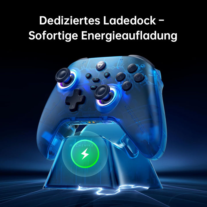 Machenike G3V2 Controller PC, Gamepad PC Wireless, 2 Einstellbare Hall Effekt Joystick, 2 Programmie