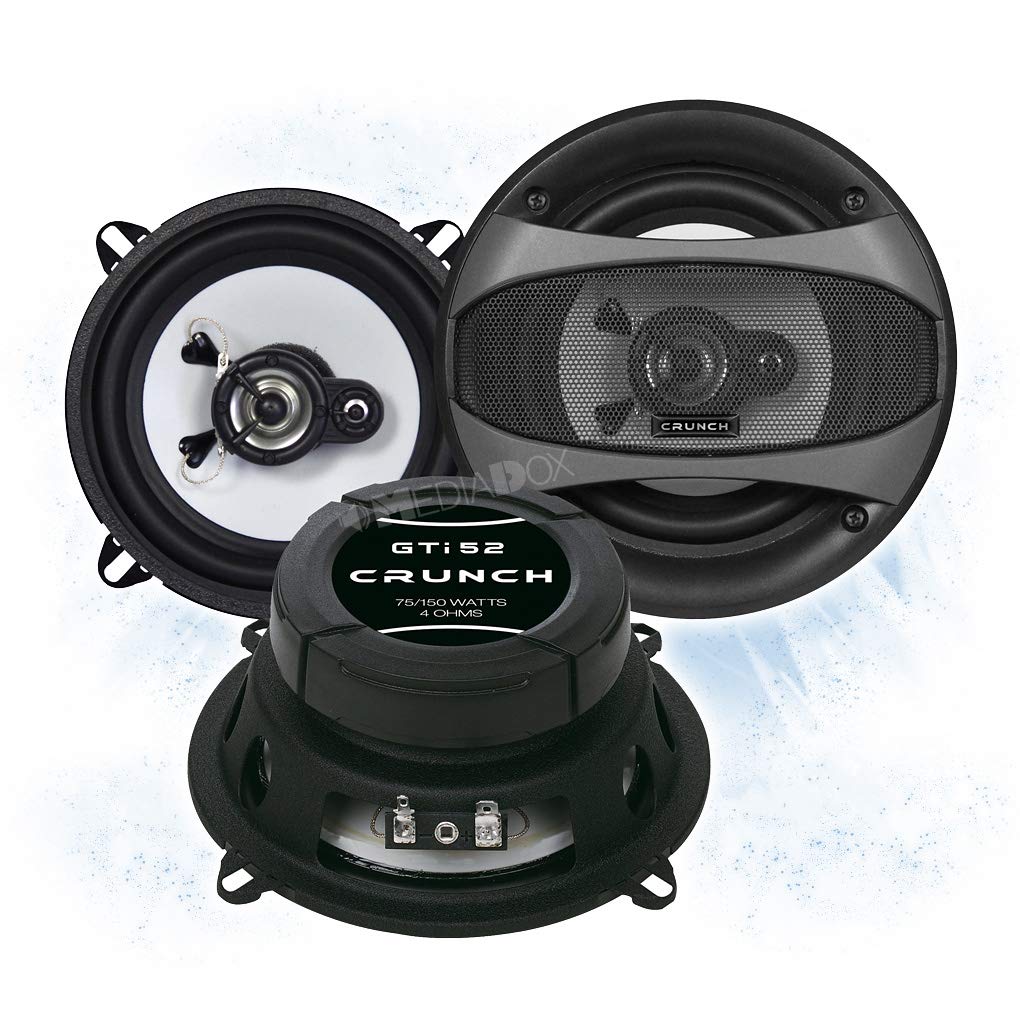 Mediadox Crunch GTI 52 Front/Heck 13cm/130mm 2-Wege Koax Auto Lautsprecher/Boxen/Speaker kompatibel