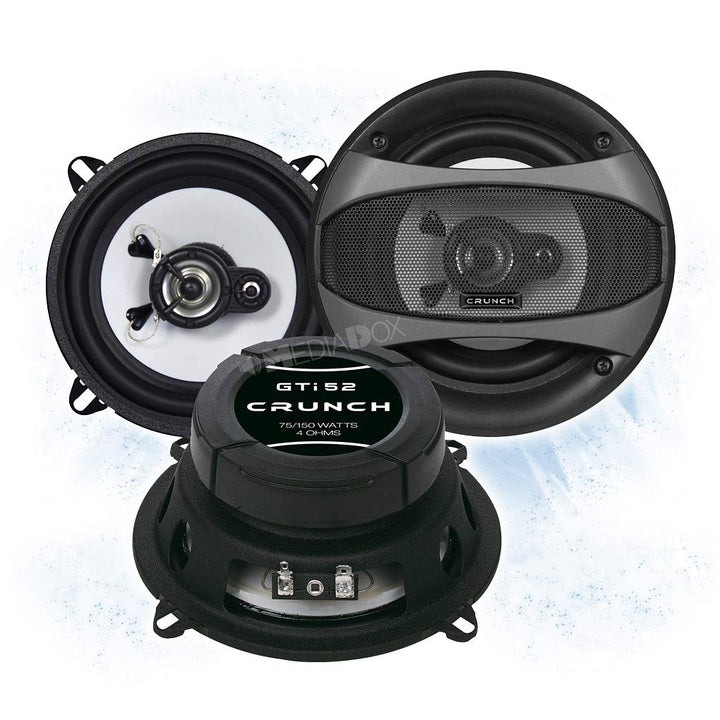 Mediadox Crunch GTI 52 Front/Heck 13cm/130mm 2-Wege Koax Auto Lautsprecher/Boxen/Speaker kompatibel