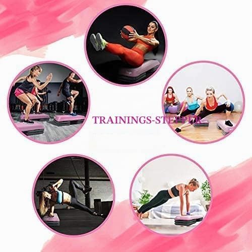 Yes4All Aerobic Stepper, Stepbench Aerobic-Fitness Steppbrett, Übung Workout Schritt Plattform mit 4