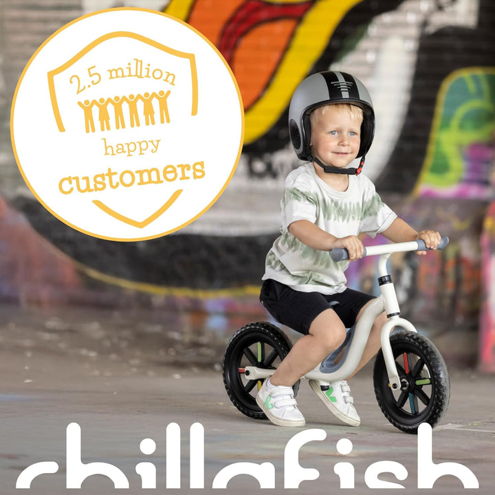 Leichtes Chillafish Charlie-Laufrad mit Tragegriff, verstellbarem Sitz und Lenker, pannensicheren 10
