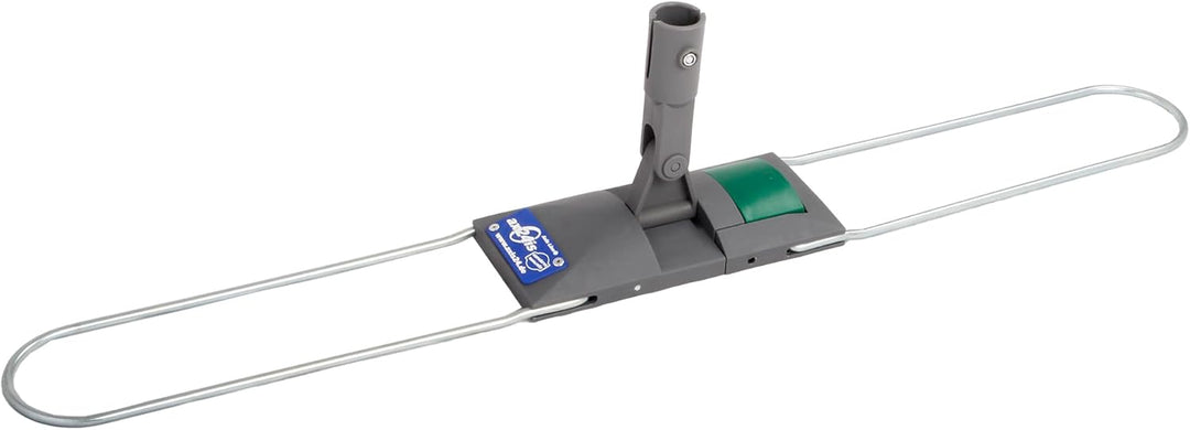 Wischmop 60 cm Profi-Set, Bodenwischer mit Metallhalter &amp; Stiel | Gewerbe-Set mit Baumwoll-Mop für 2