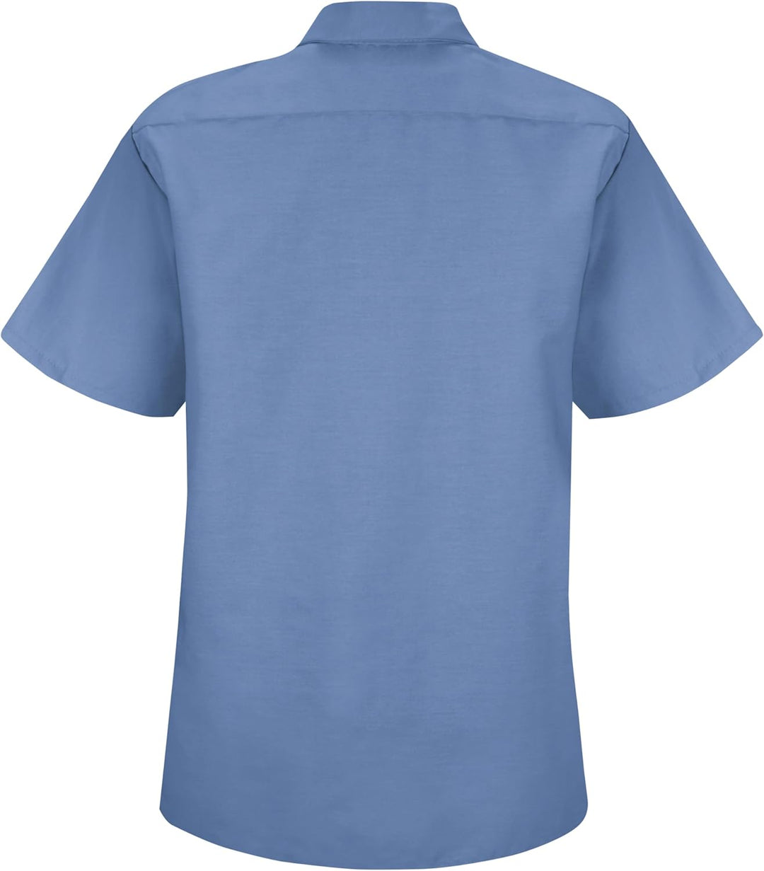 Red Kap Damen Women's Short Sleeve Industrial Work Shirt Hemd, M Blau (Petrol Blue)