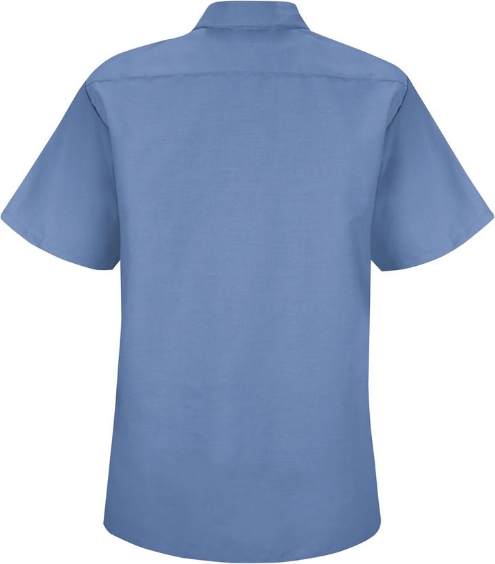 Red Kap Damen Women's Short Sleeve Industrial Work Shirt Hemd, M Blau (Petrol Blue)