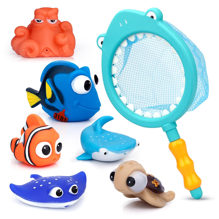 Anzmtosn Schwimmen Babys Badezeit Fisch Spielzeug Glücklich Unterwasser Geschichte Wasser Spritzen S