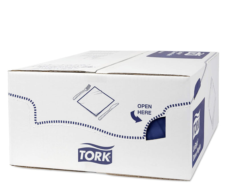 Tork 478856 Linstyle Premium Dinnerservietten Mitternachtsblau / Servietten stoffähnlich und saugfäh