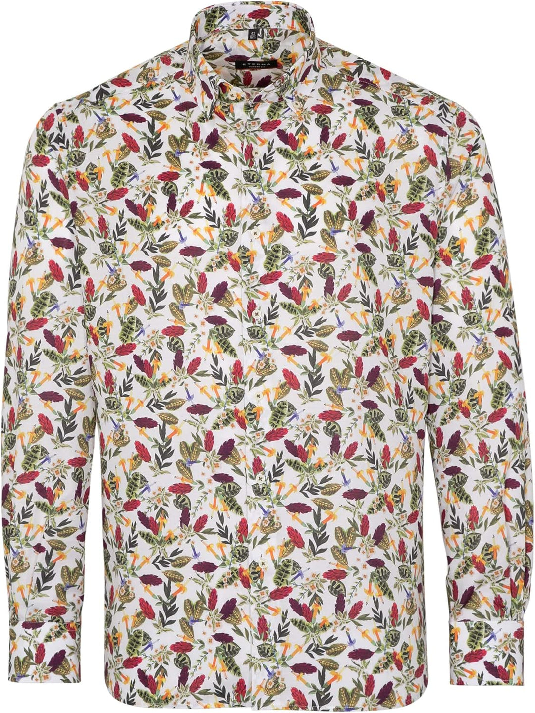 eterna Langarm Hemd Modern Fit Oxford Bedruckt 43 Bunt, 43 Bunt