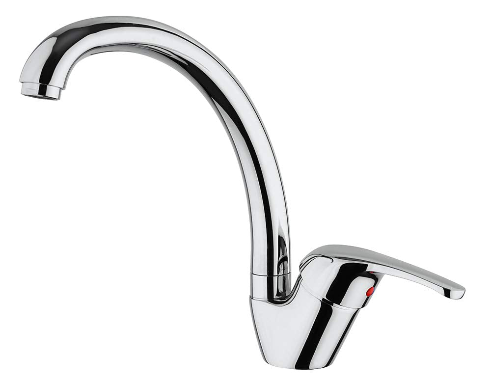 First f-2811/01J Spültisch Spülbecken 45 Grad Kesselform, Chrom
