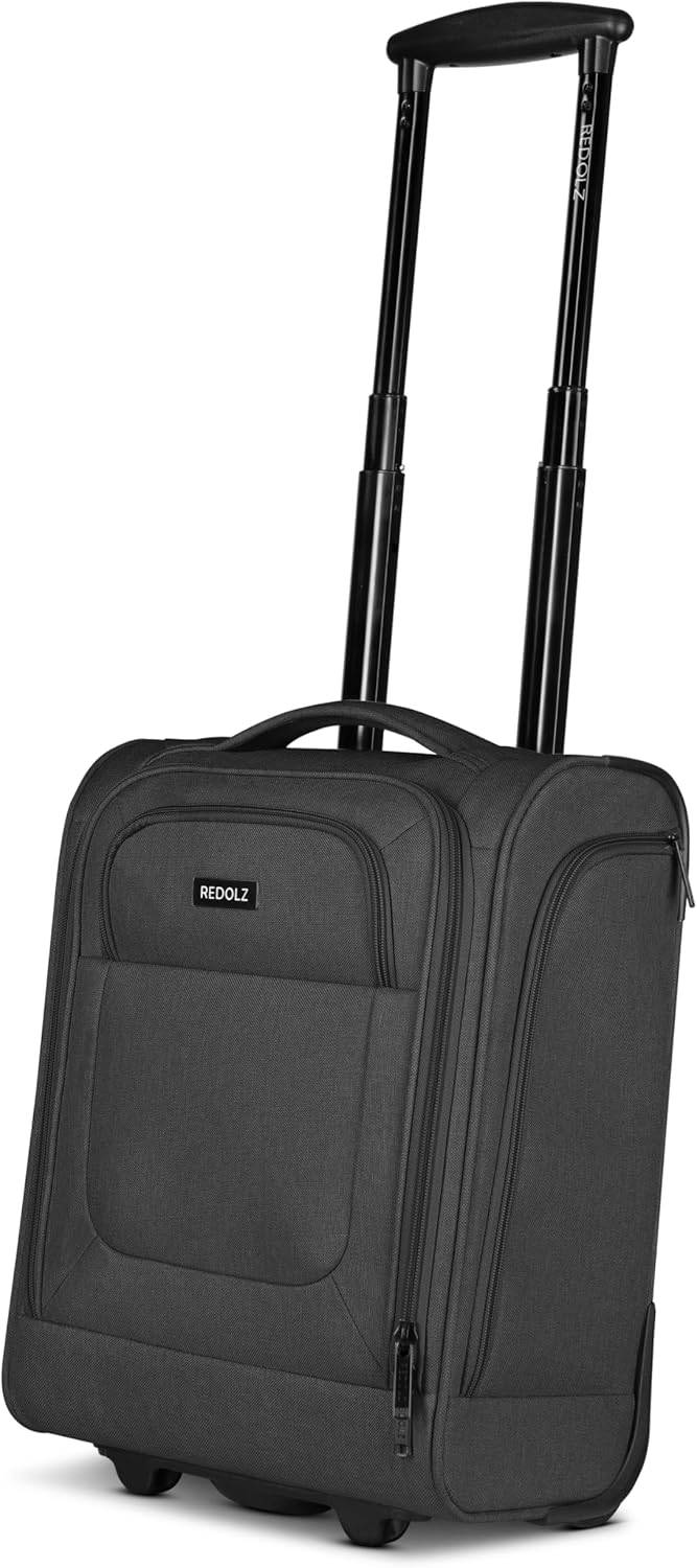 REDOLZ Underseater CABIN XS-Handgepäck-Trolley mit 2 Rollen & Liquid-Bag | 34 x 20 x 43 cm | Weichsc