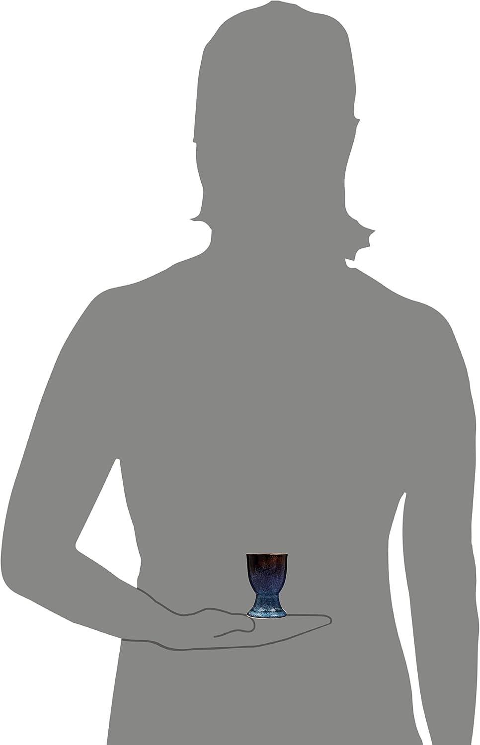 Sänger | Eierbecher Tokio 4 tlg, Eierhalter 4 Personen, Steingut Eier Becher Set, Erweiterung Frühst