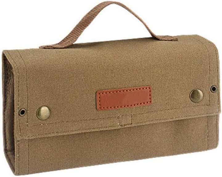 ACEXIER Outdoor Camping Tragbare Picknick Grill Gewürz Flasche Aufbewahrungstasche (Tan), Tan