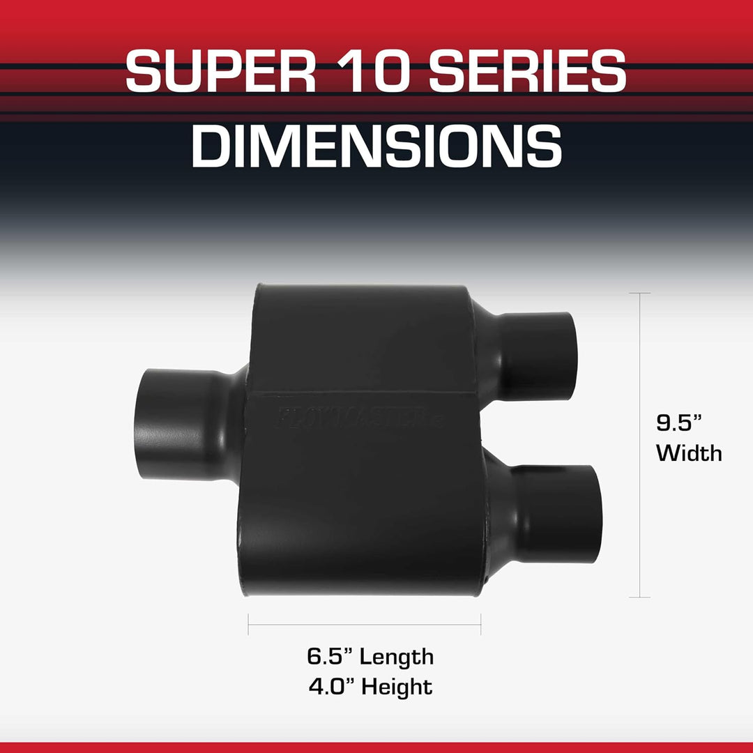 Flowmaster 8430152 7,6 cm (C)/2,5 Out(D) Super 10 409s Schalldämpfer