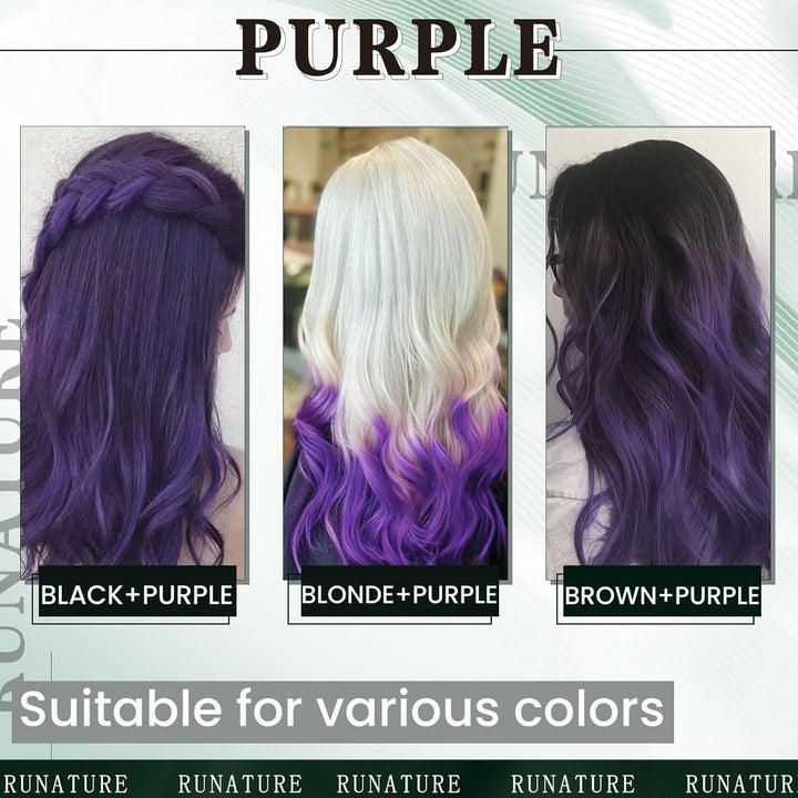 RUNATURE Echthaar Extensions Bondings Lila Pre Bonded U Tip Keratin Extensions Echthaar Fusion Kerat