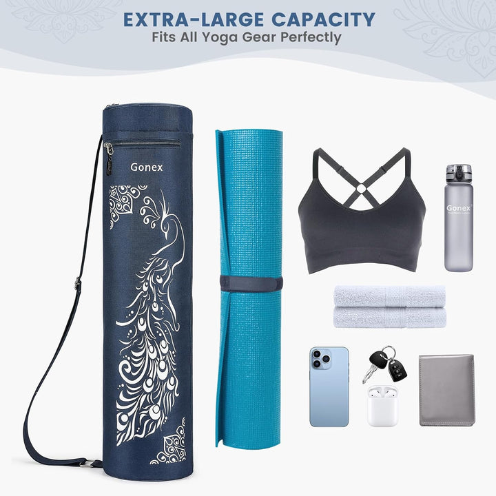 Gonex Yogatasche, Yogamatte Tasche Durchgehender Reissverschluss für Robuste wasserdichte Yogamatten