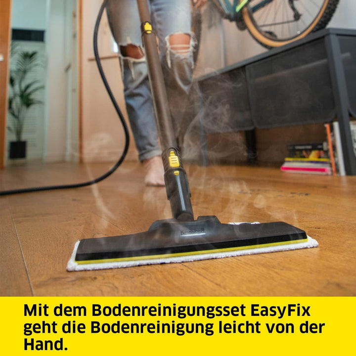 Kärcher Dampfreiniger SC 2 EasyFix, Dampfdruck: 3,2 bar, Aufheizzeit: 6,5 min., Leistung: 1.500 W, F