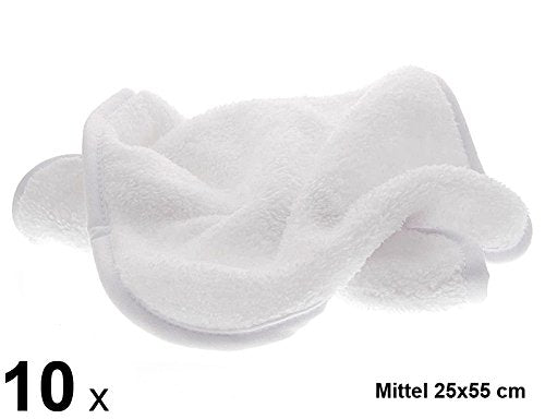 Kosmetik Kompressentuch 25x55 cm, flauschige Mikrofaser für Kosmetikstudio, Kosmetikbehandlungen, Ko