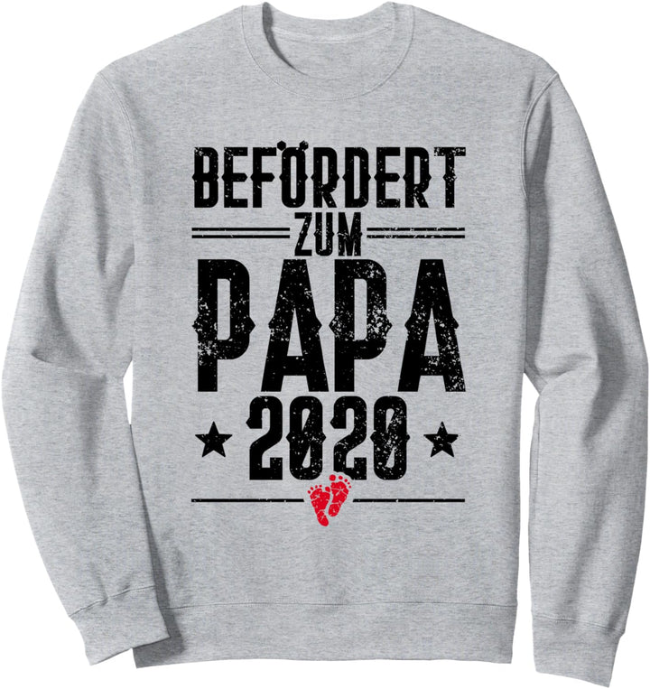 Befördert zum Papa 2020 Schwangerschaft Ankündigung Vater Sweatshirt