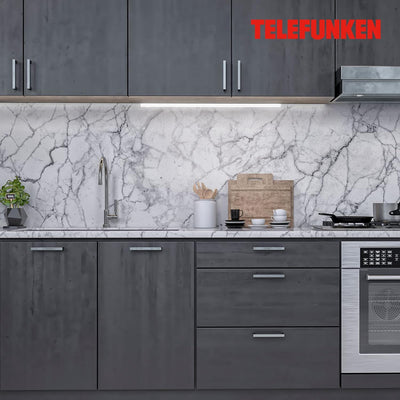 Telefunken - Led Unterbauleuchte 88,5 Cm, Küche, Led Leiste Küchenschrank, Werkstattlampe, Lichtfarb