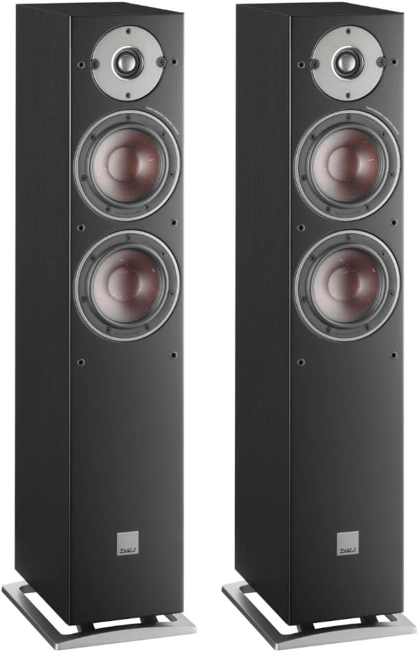 Dali Oberon 5 Standlautsprecher Paar - Passive Lautsprecher mit schlankem und elegantem Design, komb