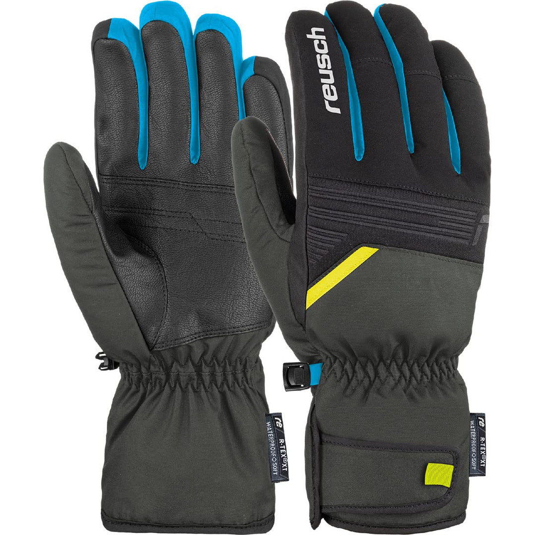 Reusch Herren Bradley R-tex Warmer grau / gelb 8, grau / gelb 8