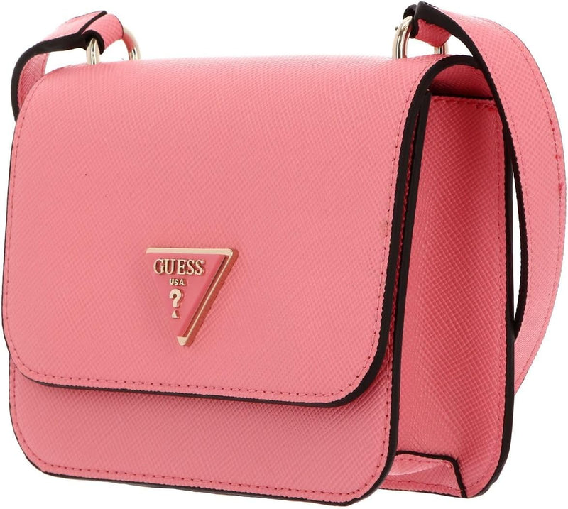 GUESS Noelle Mini Crossbody Flap Pink