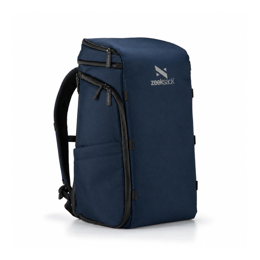 Zeeksack The Organizer 20L, Marineblau - Handgepäck-Rucksack mit Laptopfach Blau Einzel - 20L, Blau