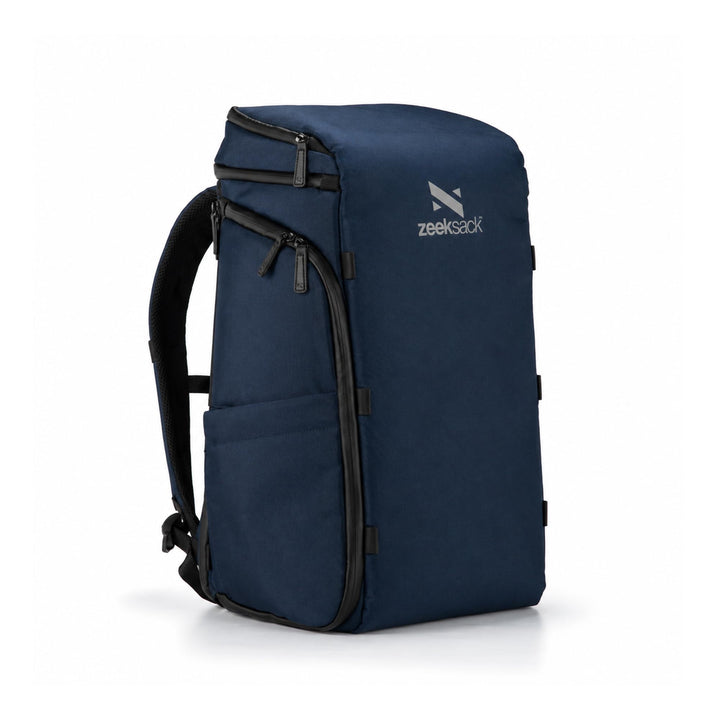 Zeeksack The Organizer 20L, Marineblau - Handgepäck-Rucksack mit Laptopfach Blau Einzel - 20L, Blau