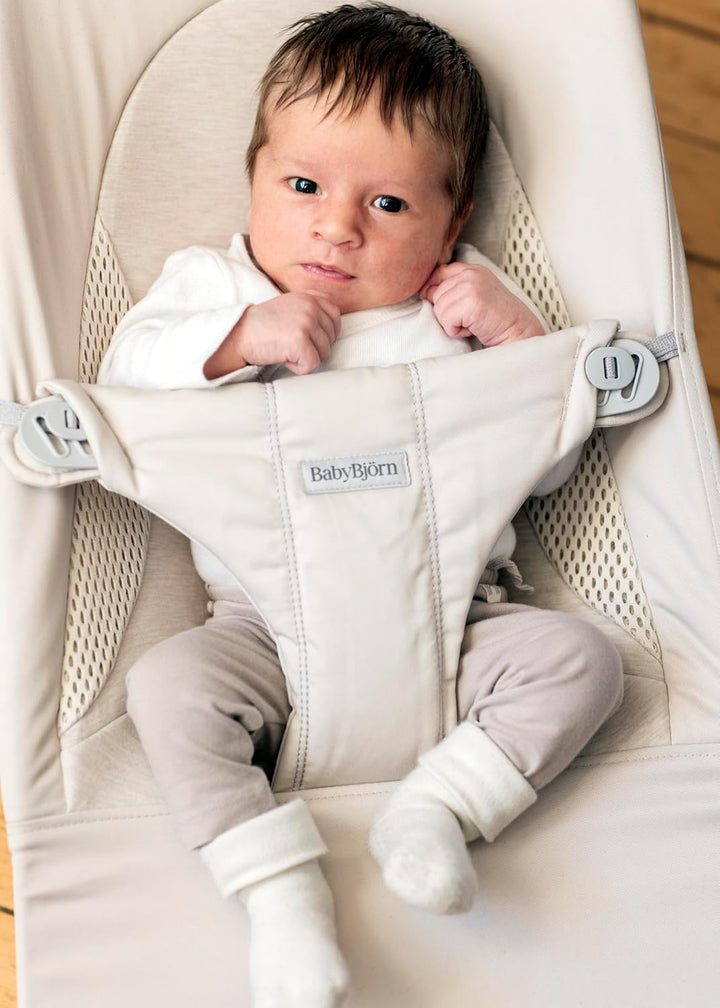 BabyBjörn Balance Soft Hängematte, Stoff/Jersey, Tri-Fabric, Hellbeige