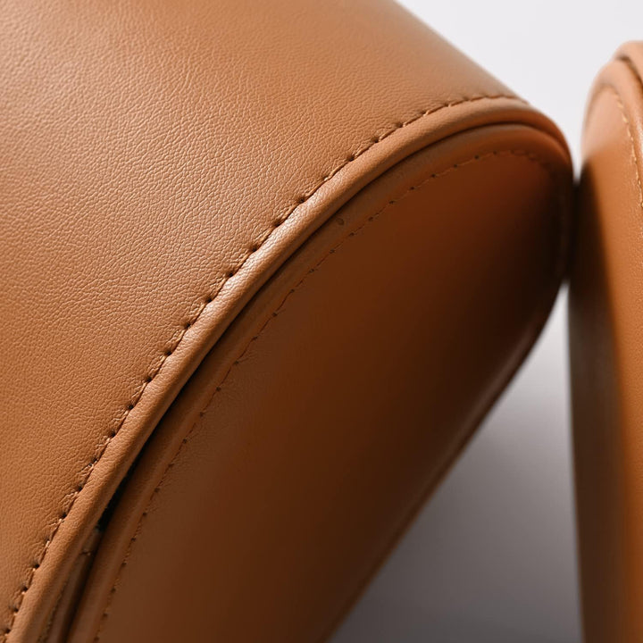 Oirlv Luxus PU Leder 2 Schlitze Uhrenrolle Uhrenbox Für Geschenkbox Weihnachten Jubiläum Geburtstag(