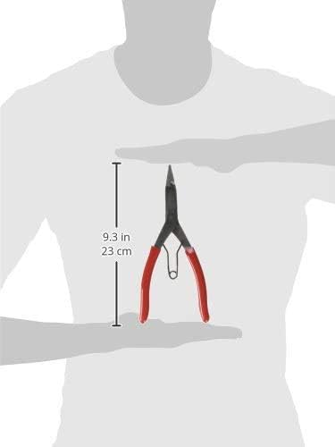 Wilde Tool G407.NP Ringzange, gerade Spitze, 22,9 cm, mit satiniertem Finish (Satin)
