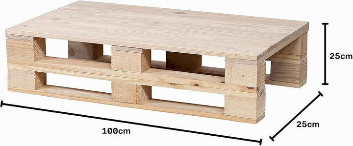 Beistelltisch / Couchtisch für Paete NEU - Vintage-Tisch - Rustikal (100 cm x 60 cm, Oberfläche) 100