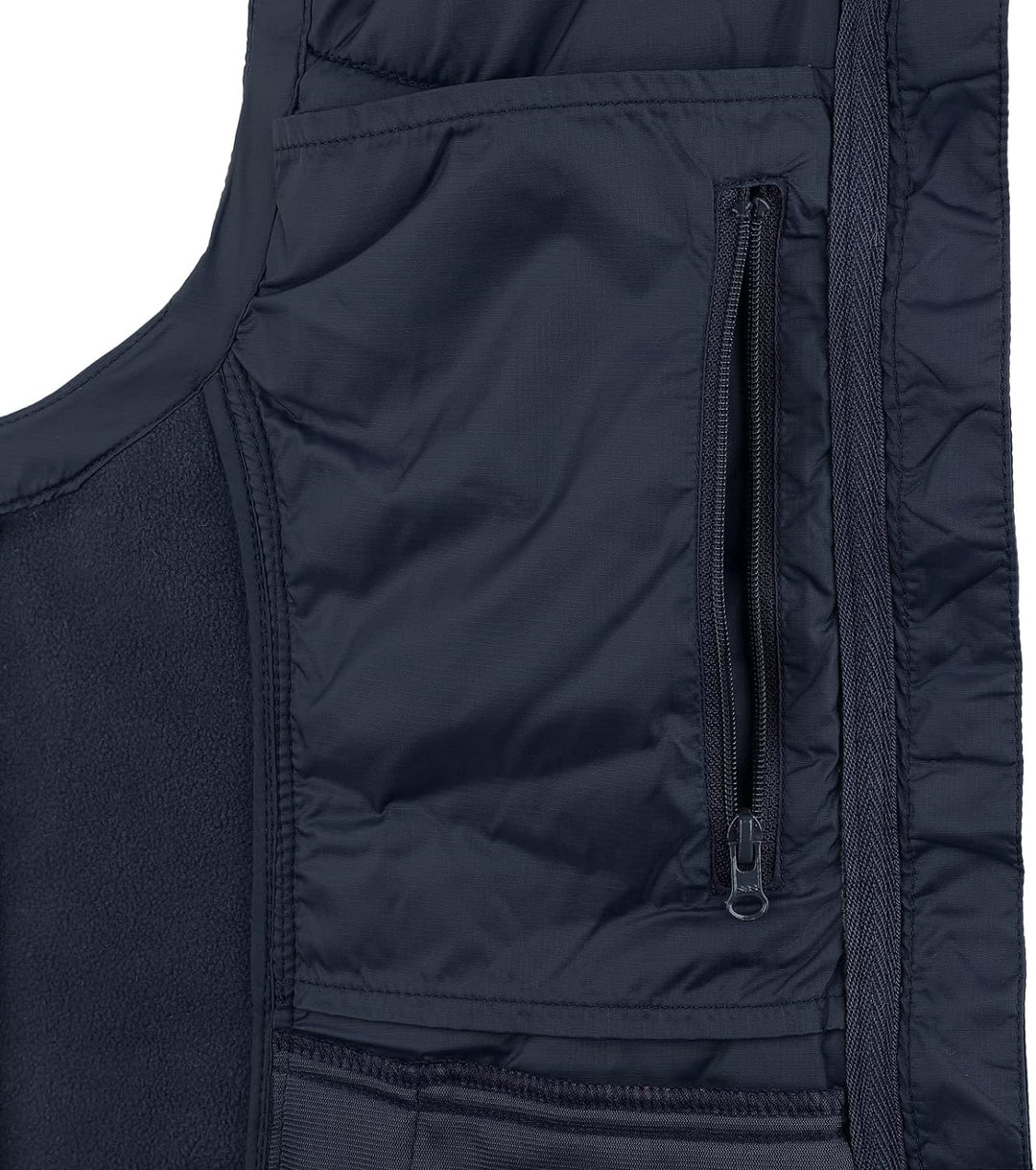 Dry Fashion Damen Weste Malente - Steppweste Damen Outdoor Weste mit Kapuze Übergangsweste gesteppt