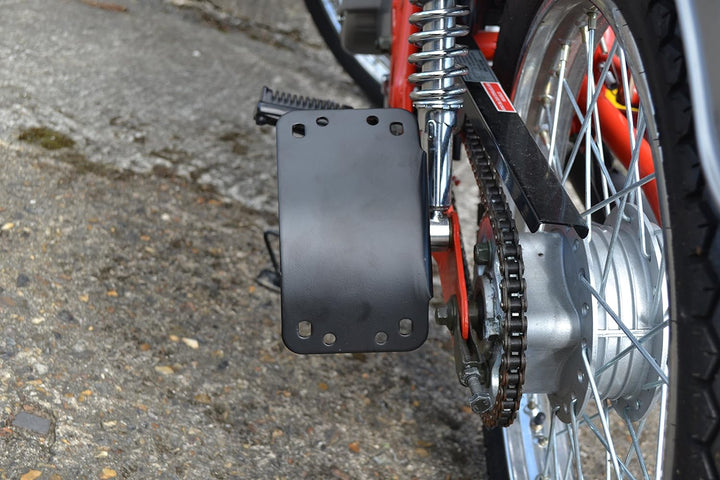 Seite Halterung Gefängnis Stil Motorrad Rücklicht & Nummer/Nummernschild Halter
